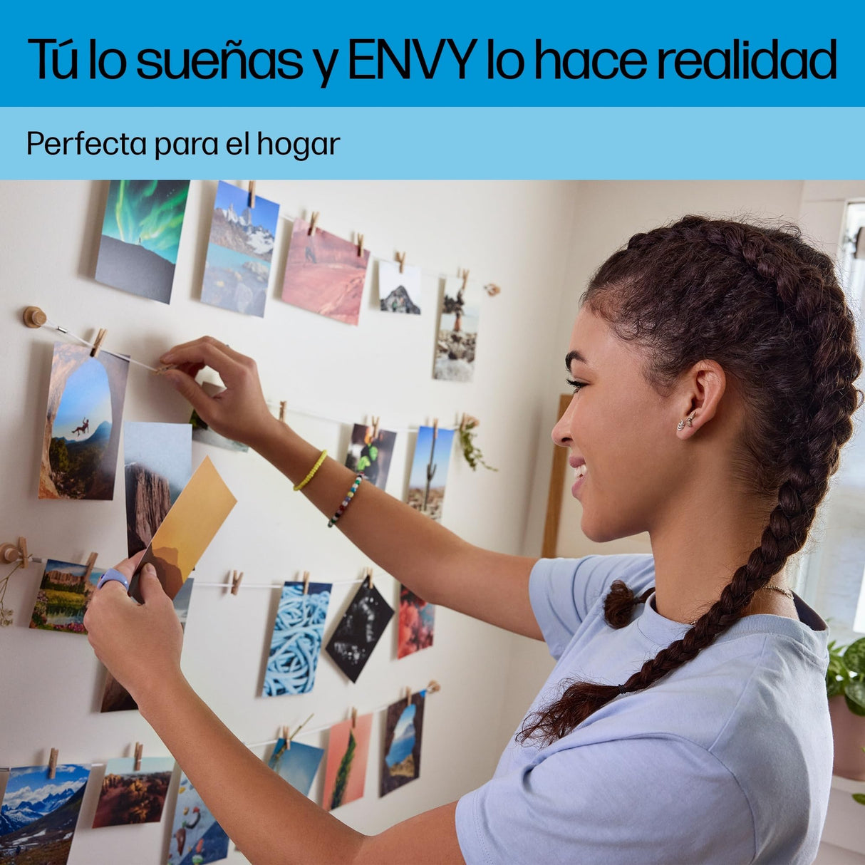 HP Envy 6120e 714L8B, Impresora multifunción de inyección de tinta A4 a color, Conexión Wi-Fi, Impresión a doble cara automática, hasta 10 ppm, 3 meses de impresión Instant Ink con HP+, Blanca