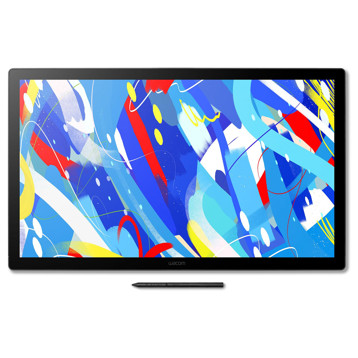 Wacom Cintiq 24 Touch (Edición 2025) – Pantalla táctil 2.5K con lápiz Wacom Pro Pen 3, Vidrio antirreflejo y Soporte ergonómico Ajustable
