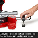 Einhell Sierra de tracción, vaivén e inglete con batería TE-SM 36/8 L Li-Solo Power X-Change (36V, hoja de sierra Ø 216, mesa giratoria, función de tracción, láser de línea de corte, sin batería)