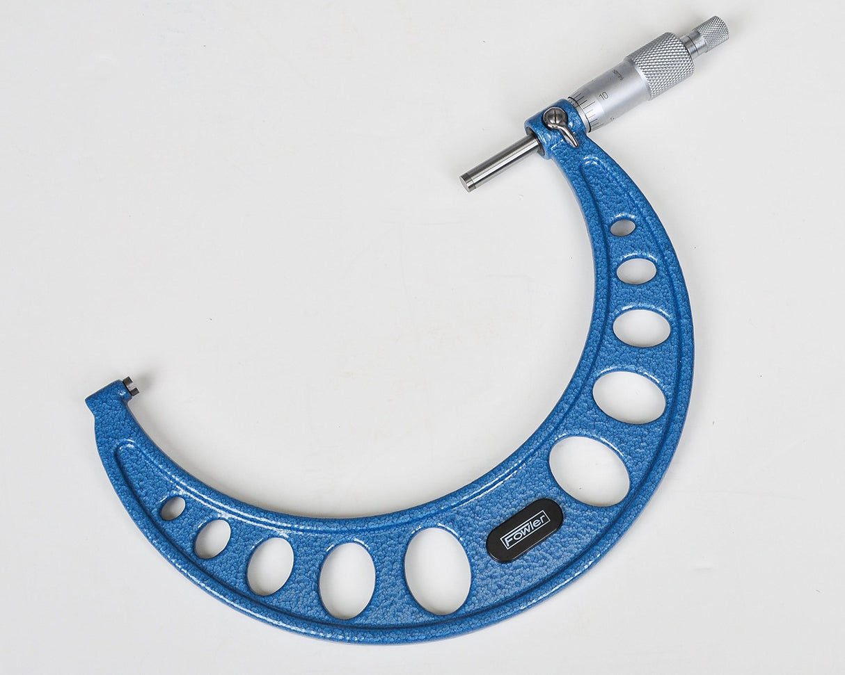 Fowler 52 – 215 – 006 – 1, micrómetro con acabado de cromo satinado, 0 – 6 "Rango de medición, 0.001" Graduación intervalo, Set de 6, con garantía de un año