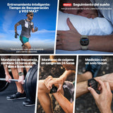 Ticwatch Pro 5 Enduro Slate Smartwatch para Hombres 1.43 "Android Wear OS Reloj Inteligente 90 Horas de batería 110+ Modos de Entrenamiento 7/24 Ritmo cardíaco No es Compatible con iPhone/iOS