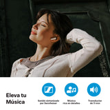 Sennheiser ACCENTUM Open Wireless - Auriculares con diseño Abierto, Sonido dinámico y Bluetooth 5.3, Resistencia a Salpicaduras IPX4, 28 Horas de autonomía y Estuche de Carga USB-C - Negro