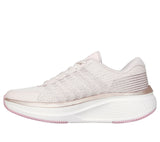 Skechers Go Run Elevate 2.0 Badric, Zapatillas Mujer, Natural Textile/Pink Trim, 39.5 EU