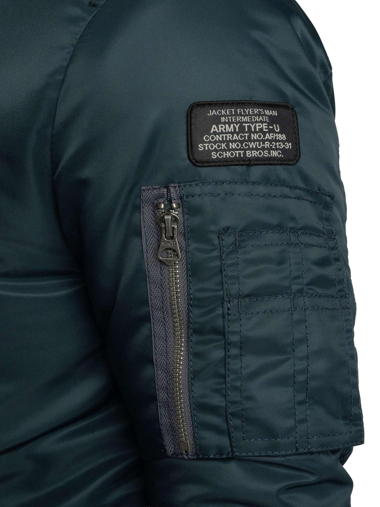 Schott NYC AIRFORCERS, Bomber para Hombre, Armada, M
