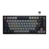 Corsair K65 Plus Wireless 75% RGB Teclado mecánico para Juegos Intercambiable en Caliente - Interruptores lineales Rojos MLX prelubricados - Supresión de Ruido de Doble Capa - Teclas PBT -