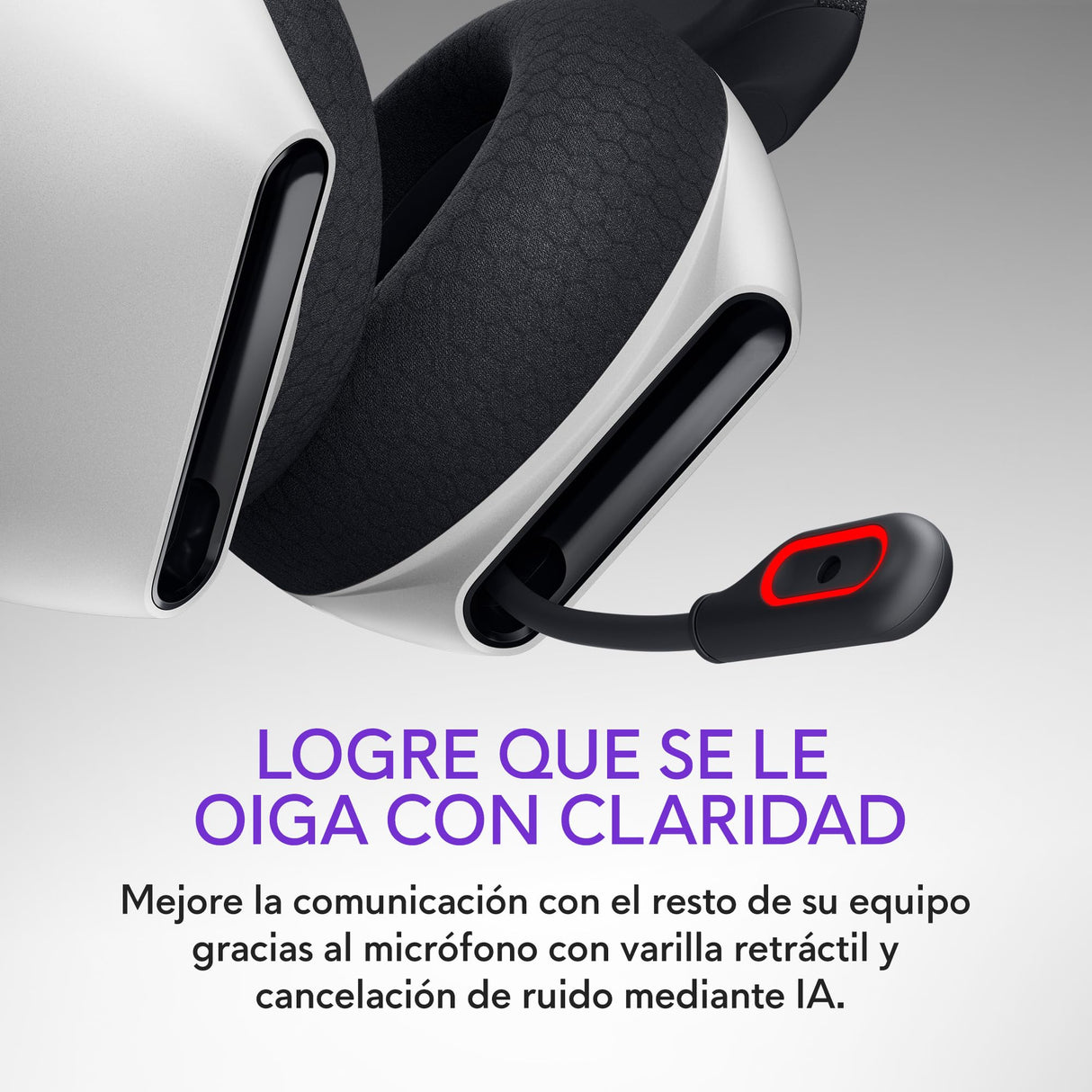 Alienware Dual Mode Wireless Gaming Headset - AW720H (Lunar Light)