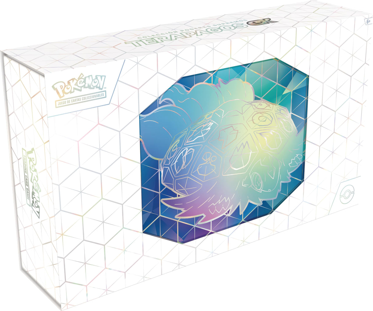 Pokémon: Colección Poderes Supremos de JCC Pokémon: Terapagos ex (3 Cartas holográfica de promoción, 18 Paquetes de Mejora)