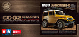 Tamiya 58715 1:10 RC Toyota Land Cruiser 40 CC-02 - Coche teledirigido, vehículo RC, modelismo, Kit para Montar, Hobby, Bricolaje