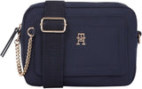 Tommy Hilfiger Bolso bandolera Mujer Spring Camera Bag con cadena, Azul (Space Blue), Talla Única