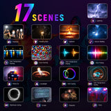 NEEWER 18,3" Panel de Luz Video Luz LED Foco RGB con Control App, 360° a Todo Color, 1 Paquete 60W 2500K ~ 8500K Panel RGB CRI/TLCI 97+ con 17 Efectos para Juegos Youtube Iluminación Fotografía