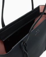ARMANI EXCHANGE Woman'S Shopping, Bolsa de la Compra para Mujer, Black/Lady, Talla única