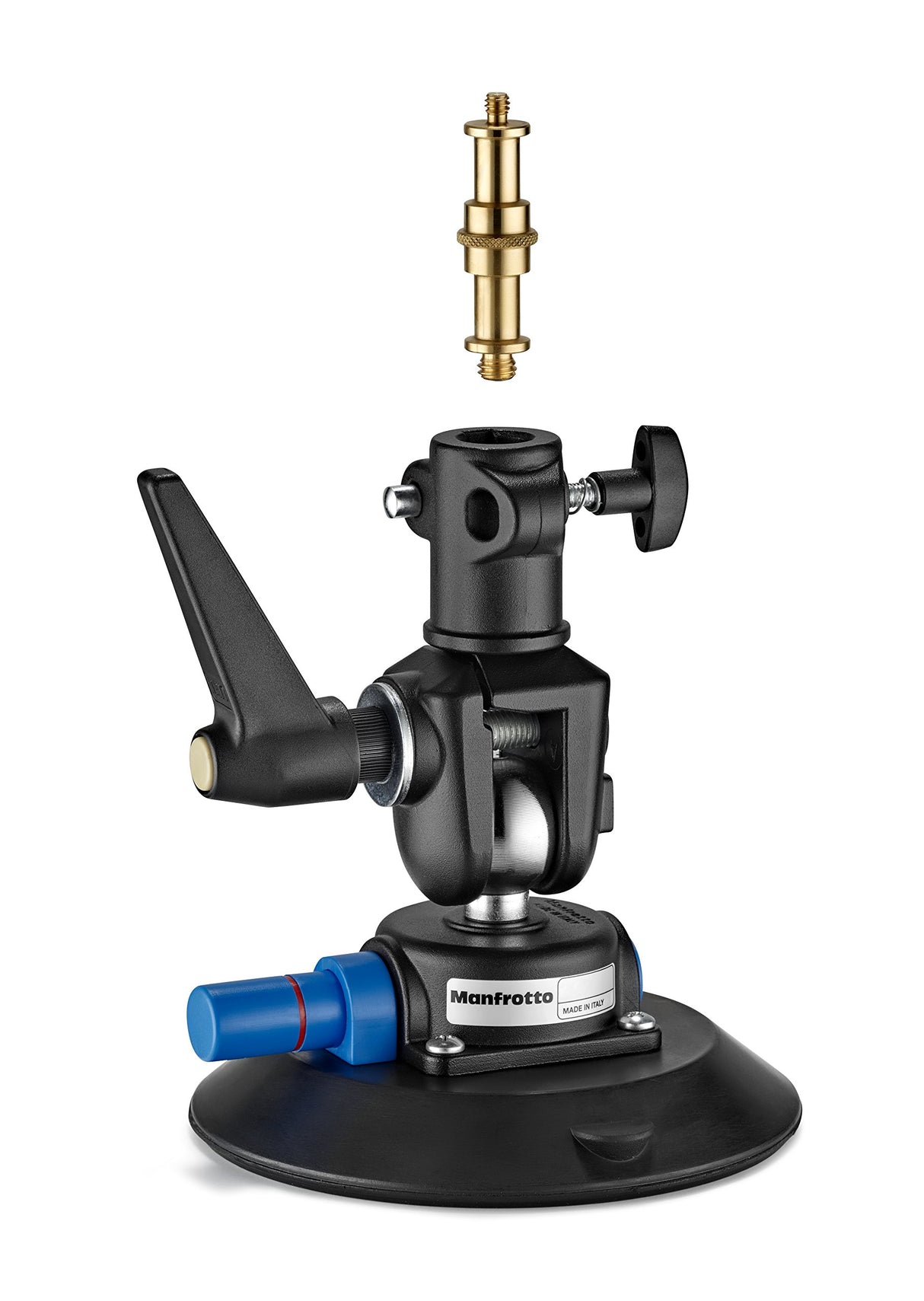 Manfrotto MCUPVR - VR Ventosa con espigote Adaptador, Color Negro