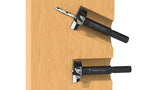 Famag Bormax HM prima 1664508 - Juego de brocas (8 unidades, diámetro de 15-50 mm, incluye punta centradora y taladro previo, para todos los materiales de madera, con caja de madera), color gris