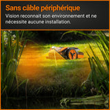 WORX Landroid Vision S250 WR202E Robot cortacésped para Jardines de hasta 250 m² – Robot cortacésped Inteligente sin Cable de limitación – WiFi y Bluetooth – prevención Activa de obstáculos con