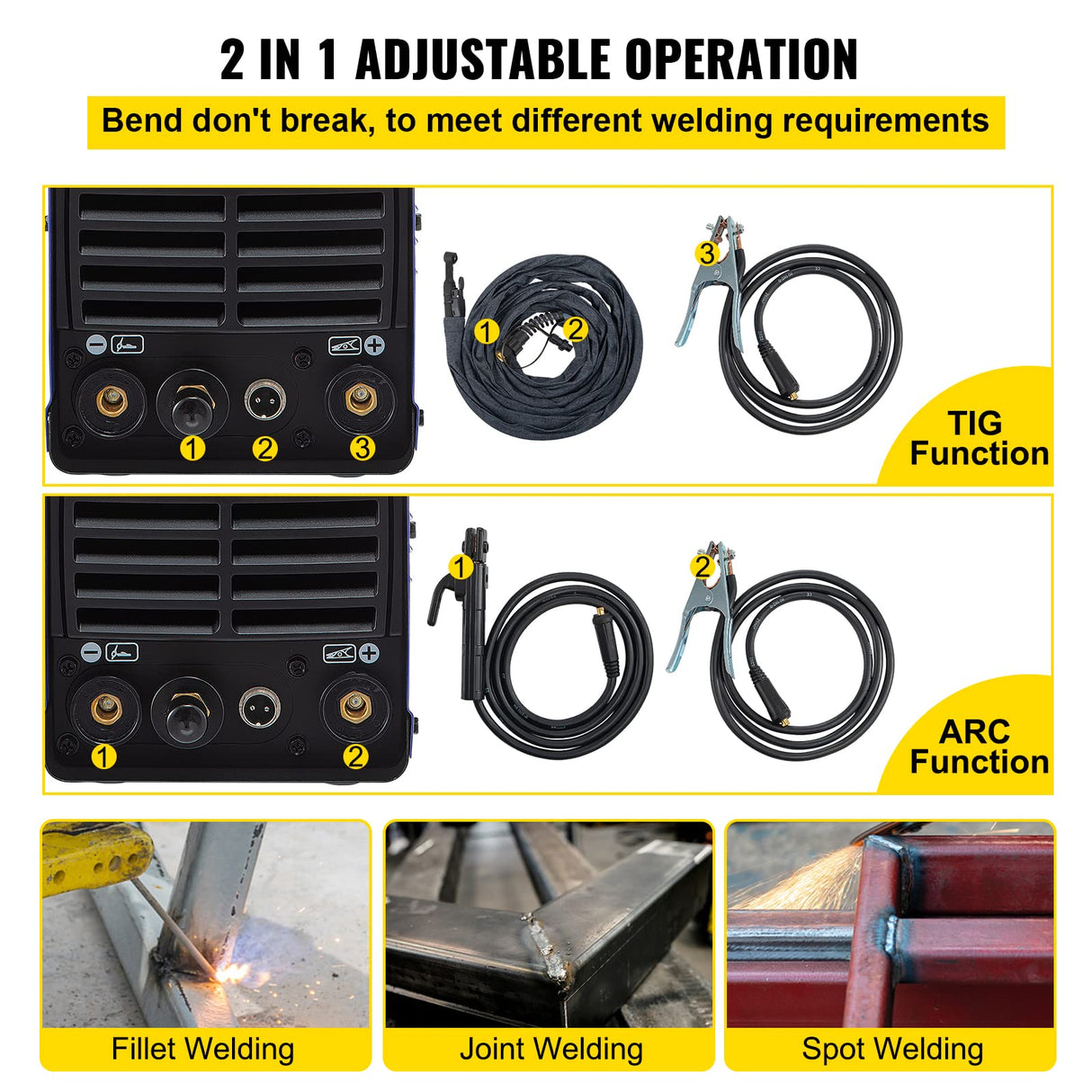 FlowerW TIG - Soldadora inverter (220 V, WIG, 160 A)