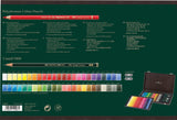 Faber-Castell 110006 – Lápiz de colores policromo, 48 piezas, maletín de madera con accesorios, resistente al agua, irrompible, para profesionales y artistas aficionados