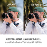 NiSi True Color 1-5 Pasos VND 72mm Filtro ND Variable ND-Vario ND2-ND32