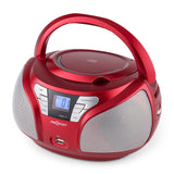 ONECONCEPT Groovie Boombox - Reproductor de música portátil (Reproductor de CD, MP3)
