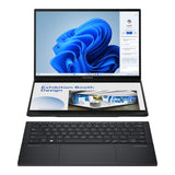 ASUS Zenbook Duo OLED UX8406CA-QL078W - Ordenador Portátil 14" WUXGA 120Hz (Intel Core Ultra 9 285H, 32GB RAM, 1TB SSD, ARC 140T, Windows 11 Home) Pantalla táctil, Gris - Teclado QWERTY español