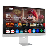 ASUS ZenScreen Smart MS32UC Monitor IPS UHD (3840 x 2160) de 31.5" con 98% DCI-P3, Google TV, Altavoces Harman Kardon, USB Tipo-C, HDMI, DisplayPort, Control múltiple y transmisión en Directo