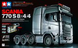 Tamiya 56371 1:14 RC Scania 770S 8x4/4 - Kit para Montar, camión RC, Control Remoto, camión, camión, Juguete de construcción, modelismo, Bricolaje, sin Pintar