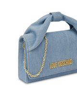 Love Moschino Poljc4251pp0mkr0700u, Bolso de Mano Mujeres, Azul Claro, Small