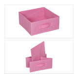 Relaxdays Perchero Infantil, 5 Compartimentos, Colgador de Ropa Niñas, con Gancho y Espejo, 107 x 97,5 x 61 cm, Rosa, Tablero de Fibras
