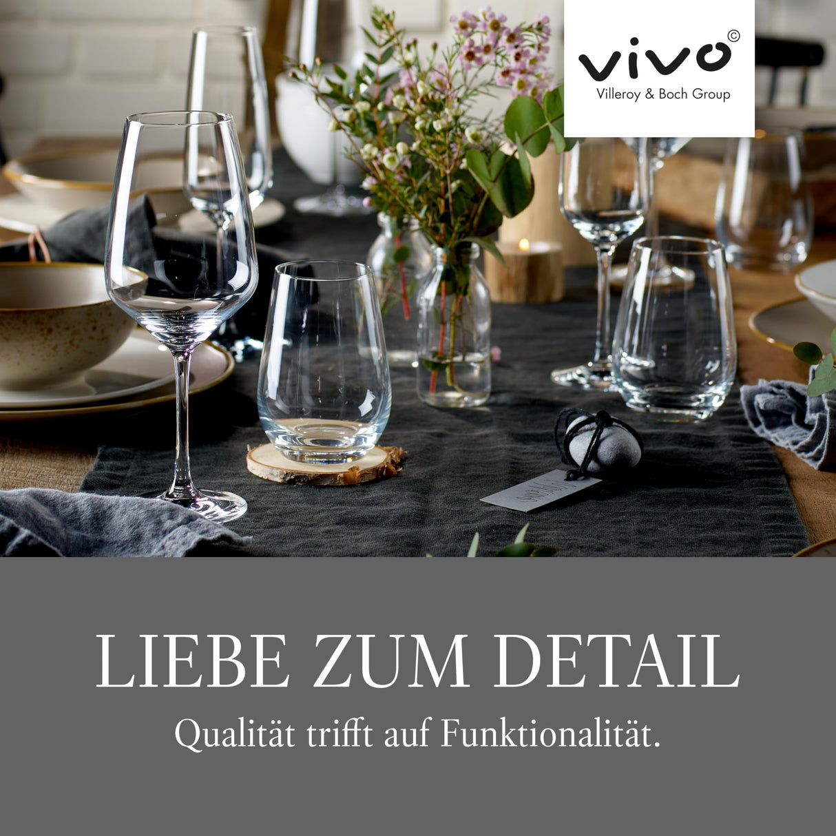 vivo - Villeroy & Boch Group Basic White set de café, 18 piezas CE
