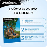 WONDERBOX - Caja Regalo - INSÓLIT - Escapada a Catalunya - 1 o 2 Noches insolitas para 2 Personas en cabañas, glampings, tipis, pods - Válido Durante 3 años y 3 Meses