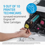 HP 654A CF331A Cian, Cartucho Tóner Original, de 15.000 páginas, para impresoras HP LaserJet Enterprise M651dn, M651n y M651xh