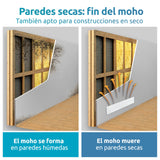 ELIAS Eliminador de Moho. contra el Moho, Seca los Espacios húmedos y Absorbe el Moho de la Base de la Vida. Sostenible y sin Productos químicos tóxicos