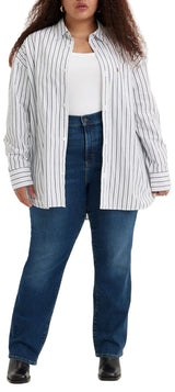 Levi's Plus Size 724 High Rise Straight Vaqueros Mujer, Blue Wave Dark Plus, 20 M