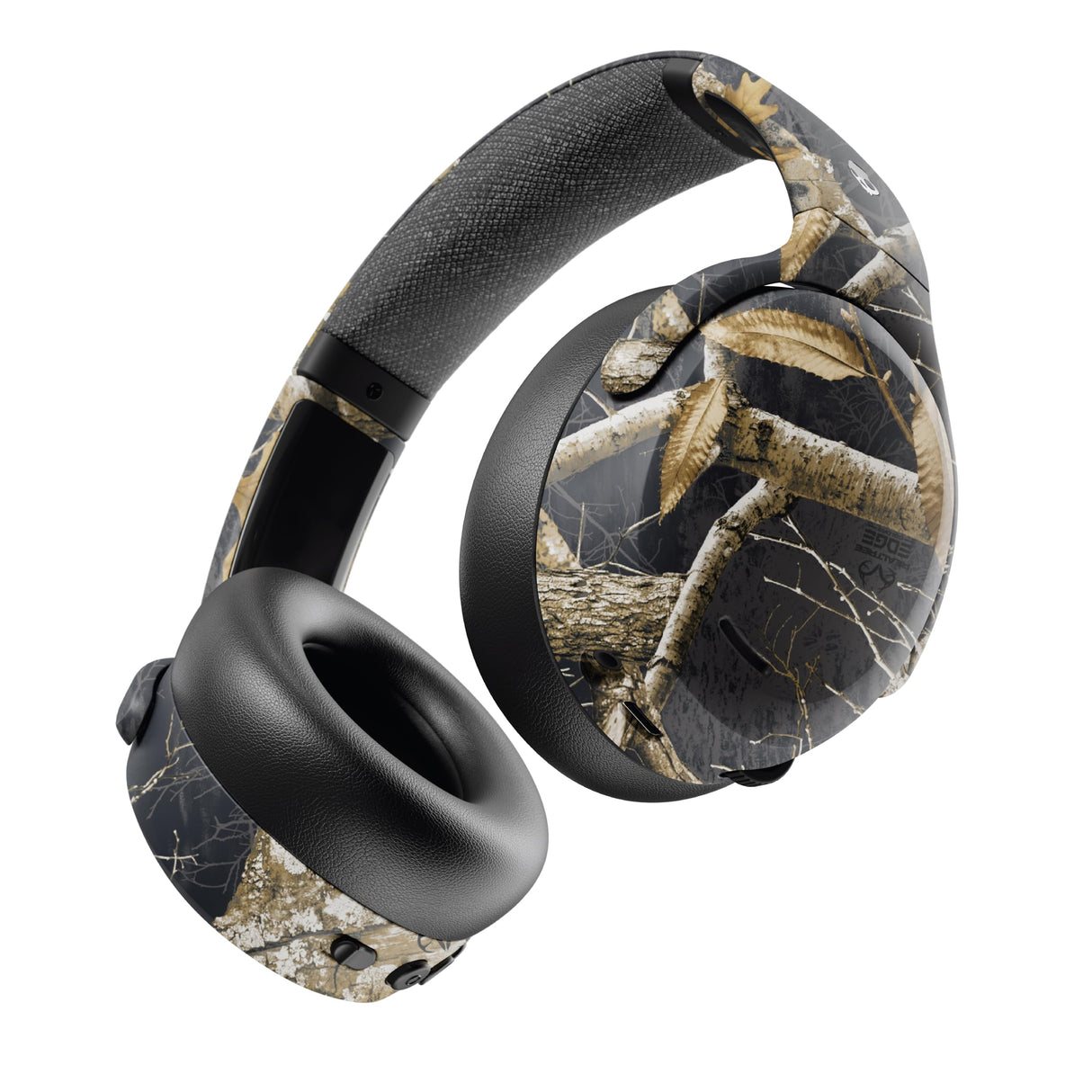 Skullcandy Crusher ANC 2 Over-Ear Noise Canceling Wireless Headphones with Sensory Bass, 50 HR Battery, Skull-iQ, Alexa Enabled, Microphone, Works with Bluetooth Devices - Realtree Edge Black