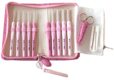 Tulip Etimo Rose Crochet Hook Set soft-grip-1pc, Rosa, One Size
