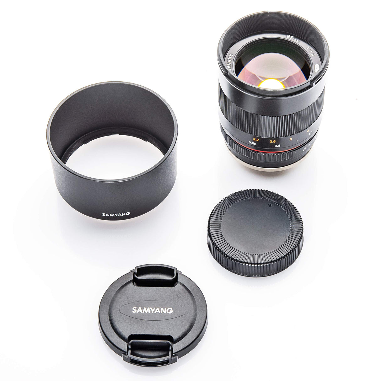 Samyang SA3504 - Tele-Objetivo Medio CSC 85mm F1.8 para Sensor APS-C Sony E, Negro