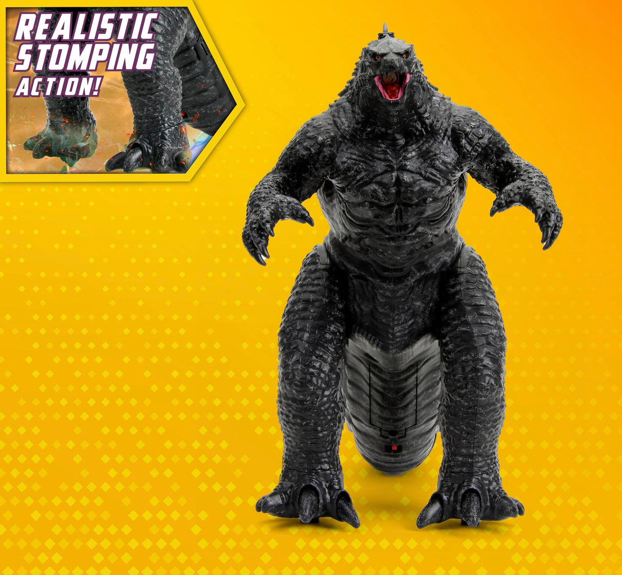 Jada – Figura Caminante Radio Control con Sonido y Luces, Escala 1:12 (63 cm) de la Película Godzilla vs. Kong 2, A Partir de 8 Años (253256005)