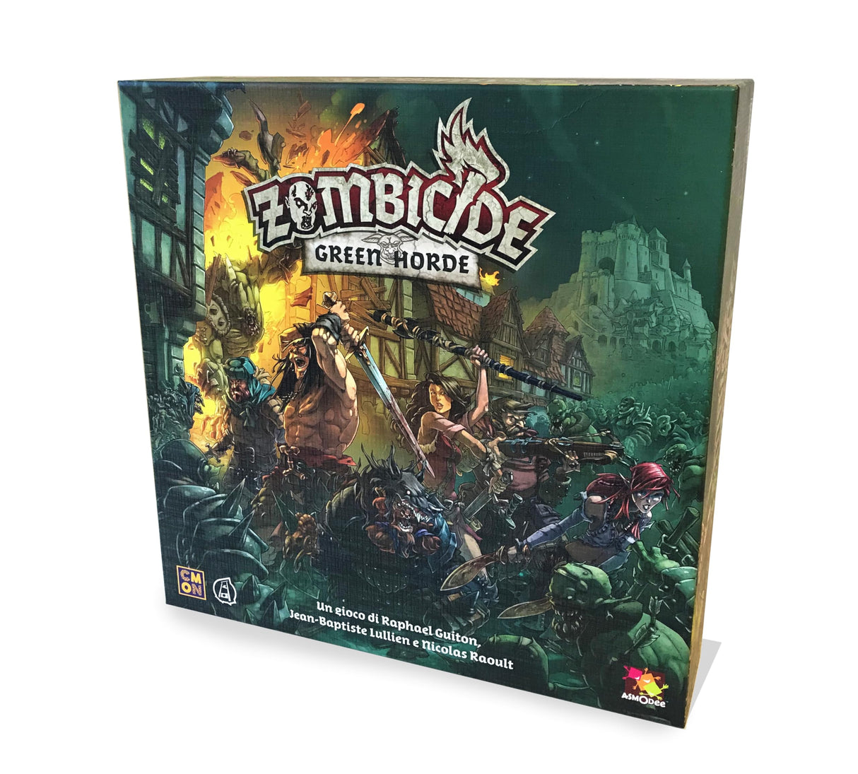 Asmodee - Zombicide: Green Horde - Juego de Mesa, 1-6 Jugadores, 14+ años, edición en Italiano