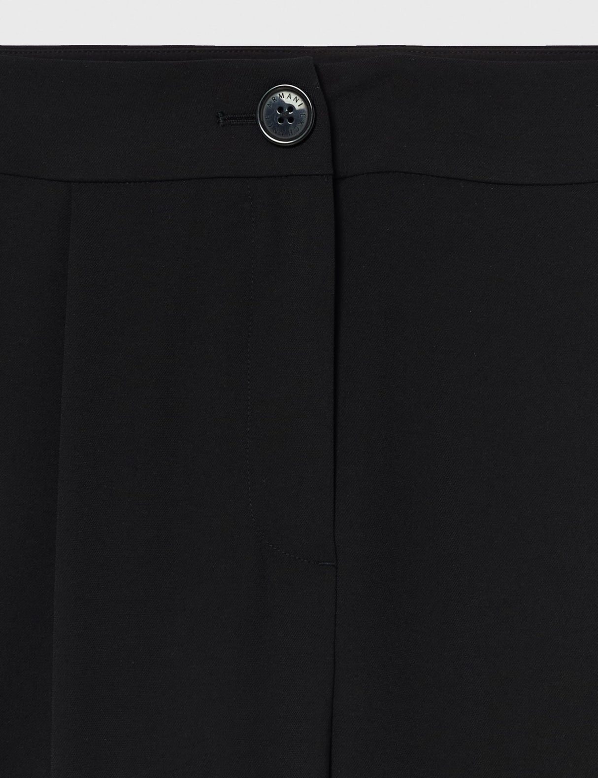 Armani Exchange Icon Project, Sustainable, Logo Patch Pantalones, Negro, Altoa única para Mujer