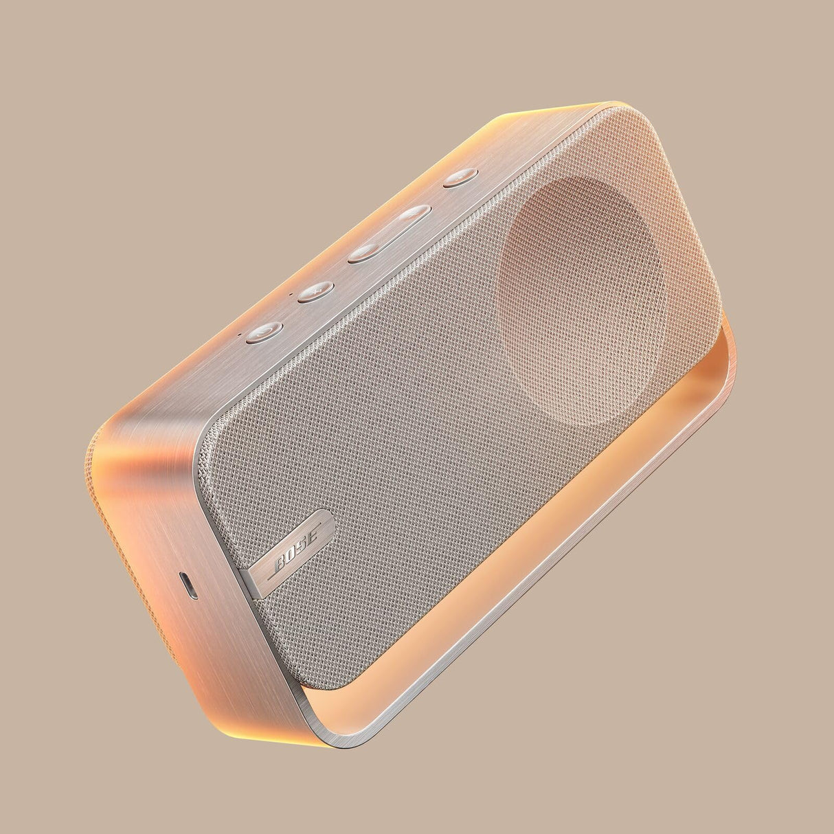 Bose SoundLink Home Altavoz, Altavoz Bluetooth de Estantería Portátil e Inalámbrico, hasta 9 Horas de Batería, Plateado Claro