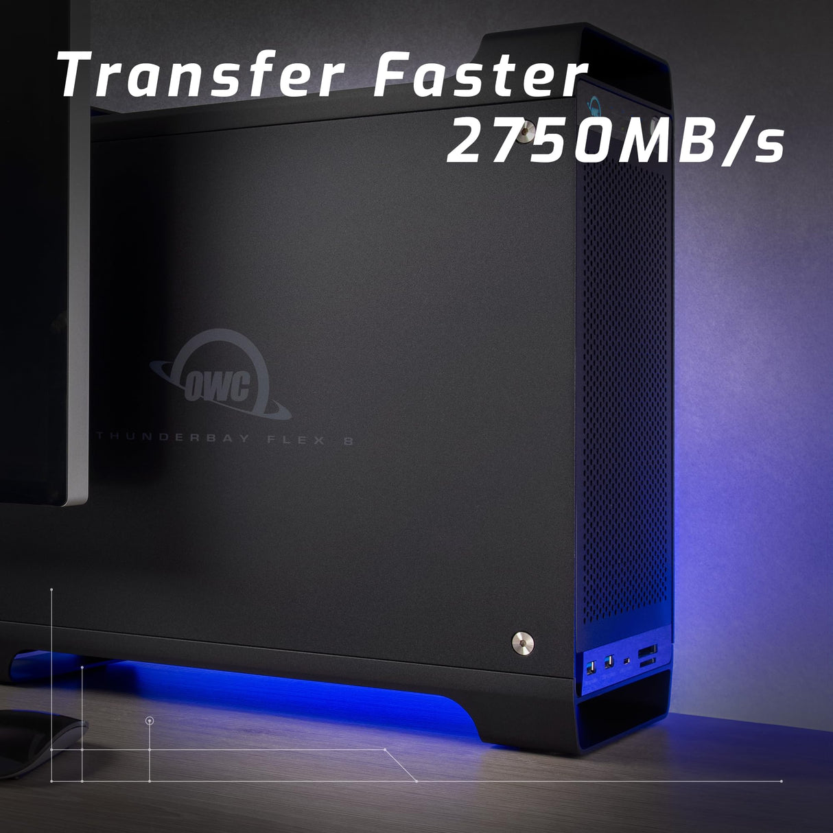 OWC Thunderbay Flex 8 - Sistema de Almacenamiento Thunderbolt 3