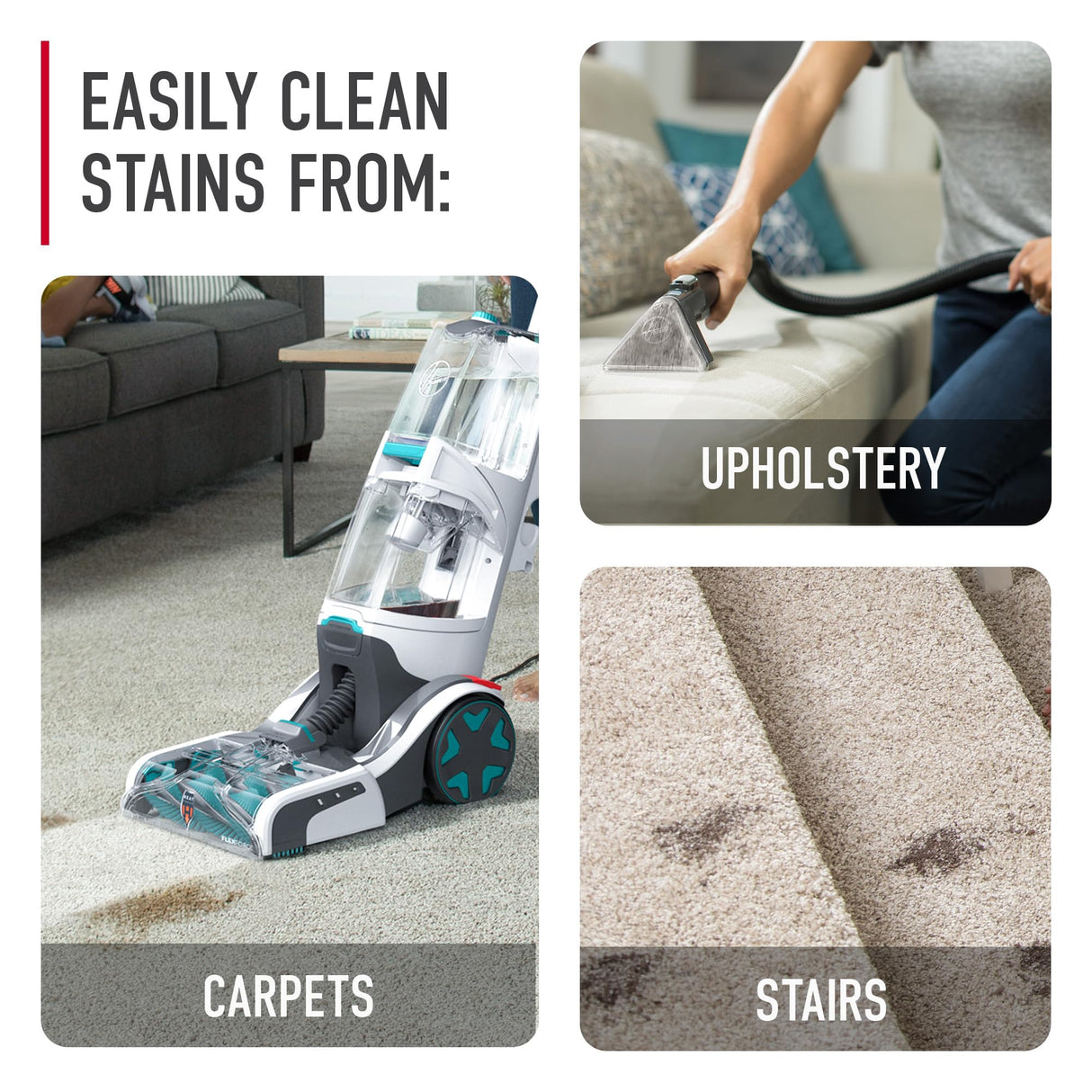 Hoover Smartwash FH52000 - Limpiador automático de alfombras, color turquesa