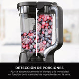 Ninja Detect Power Pro Batidora y Procesador de alimentos 3 en 1 (1200W), 3 vasos de 700ml y cuchilla para masa, ideal para mezclar, picar y batir, piedra dorada, TB401EUSTGD