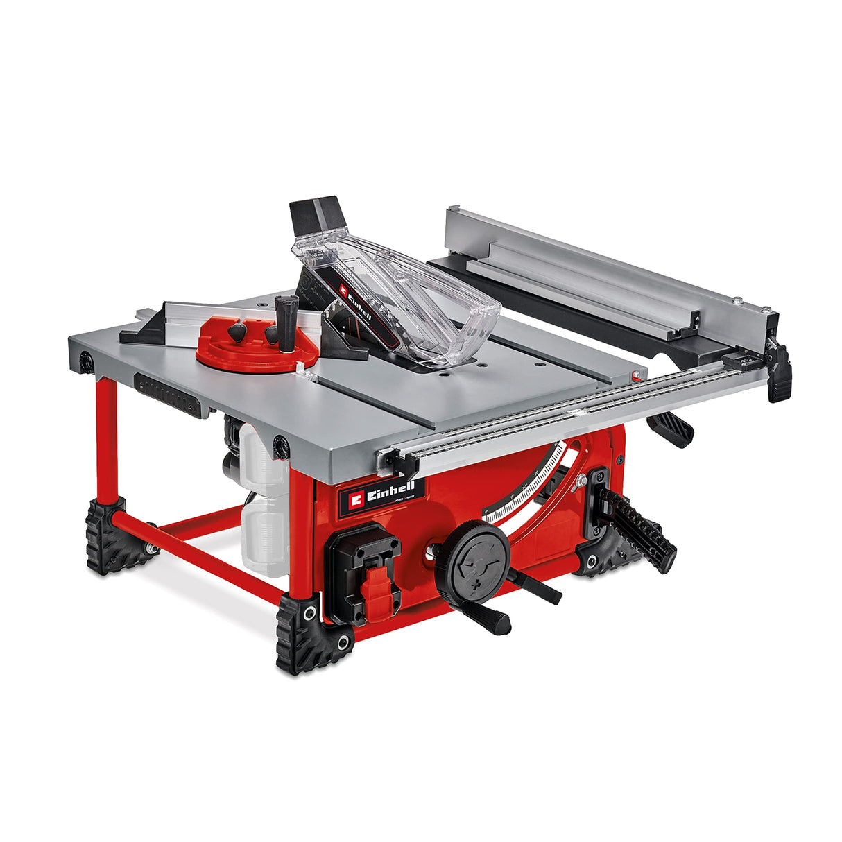 Einhell Sierra de mesa circular con batería TE-TS 36/210 Li-Solo Power X-Change (36 V, iones de litio, Ø210 x Ø30 mm hoja, ampliación de mesa, incl. tope angular, sin batería ni cargador)