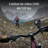 DJI Osmo Action 4 Pack Esencial: cámara de acción Sumergible 4K/120 fps con un Sensor de 1/1.3 Pulgadas, Gran Rendimiento con Poca luz, Color D-Log M de 10 bits, batería Duradera de 1770 mAh