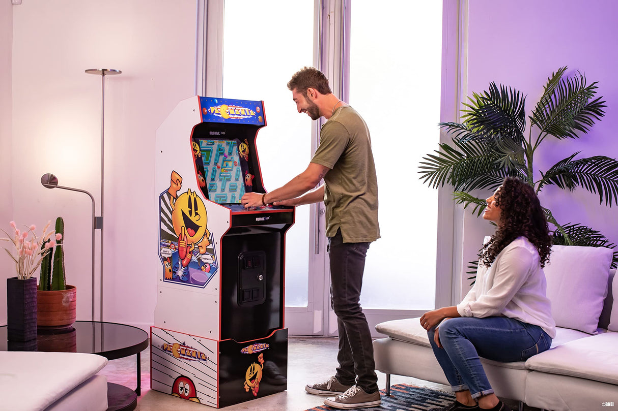 Arcade1UP PAC-MANIA EDITION LEGACY 14 GAMES Wifi ENABLED ARCADE MACHINE