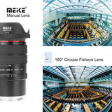 Meike MK 6 – 11 mm f3.5 Fisheye Lente de Zoom Sensor Formato APS-C para Sony E Mount