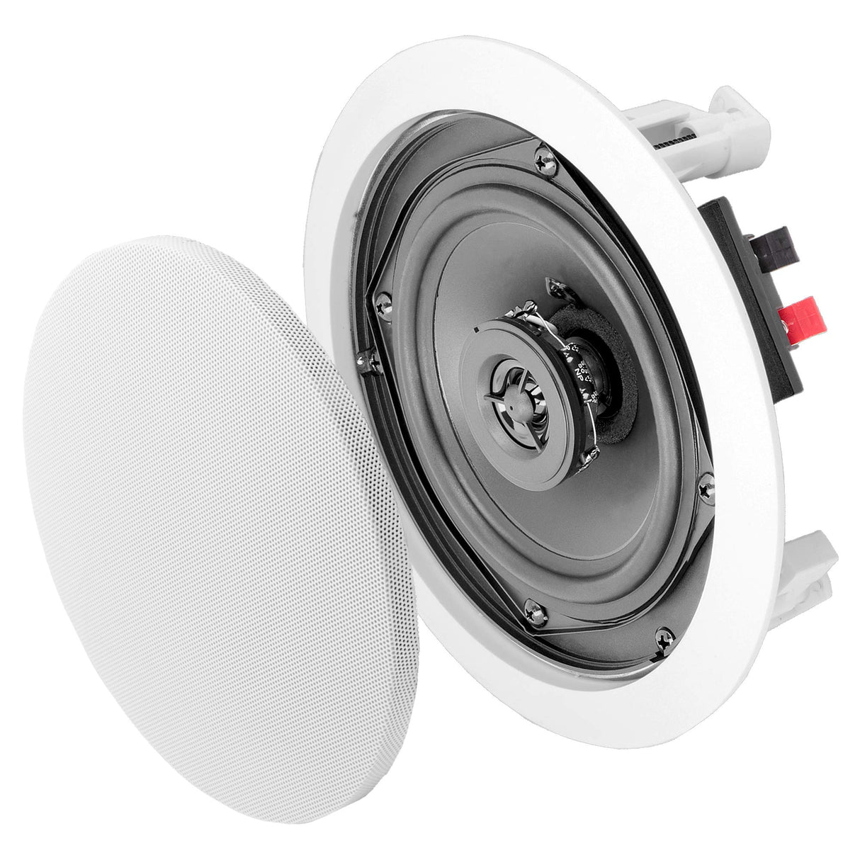 OSD Audio ICE520 5.25" 100W Altavoz de Techo Parrilla pintable (Blanco, par)