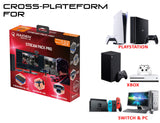 Subsonic Raiden - Paquete de Accesorios para Jugadores de Streaming y Youtubers, Caja de Captura de vídeo Full HD, micrófono, cámara HD - PS4, PS5, Xbox x-Series, Switch, PC, Xbox One. (Windows 8)