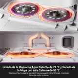 Eureka J15 Ultra Robot Aspirador,19,000Pa, con Mopa,75℃ de Agua Caliente, Cepillo Lateral Extensible, Mapeo Impulsado por Inteligencia Artificial,robot aspirador y fregasuelos autovaciado