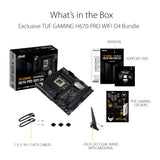 ASUS TUF Gaming H670-PRO WiFi D4 - Placa Base ATX Intel H670 LGA 1700 (VRM de 14+1 Fases, PCIe 5.0, 4 x M.2 PCIe 4.0, Intel 2.5Gb Ethernet, DisplayPort, HDMI, USB 3.2 Tipo C Frontal, Aura Sync)